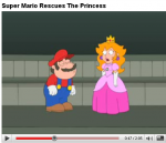 Super Mario Rescues The Princess